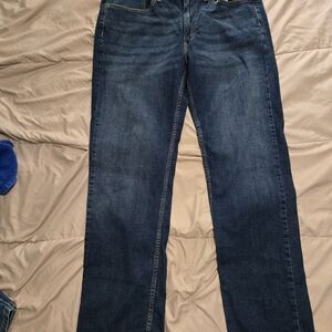 Men's Levi Blue Jeans Size 36W 34L
